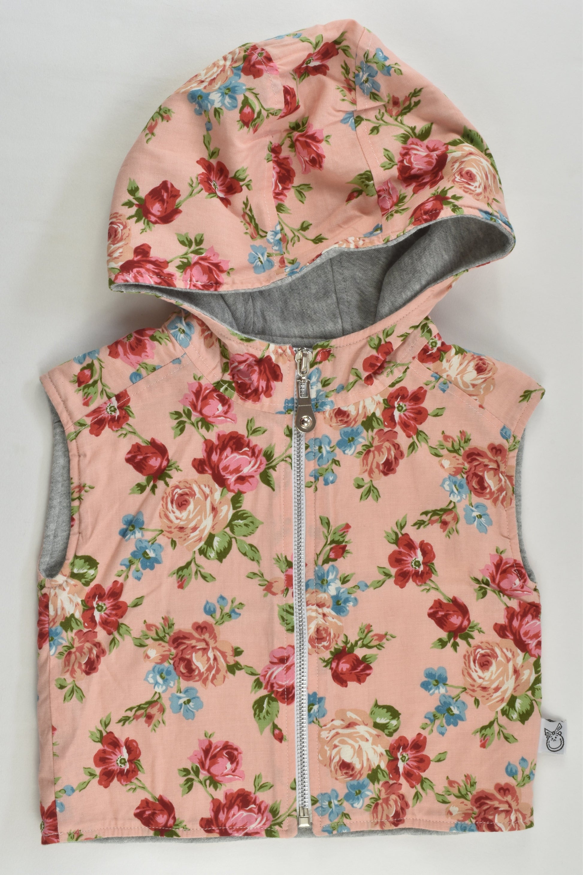 Pour Bebe by Couture Kidz Size 1 Floral Zip Vest