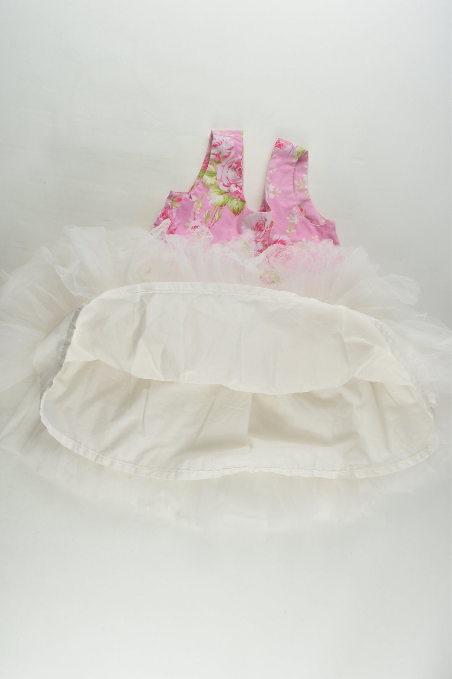 Pour Bebe by Couture Kidz Size 2 Roses Tulle Dress