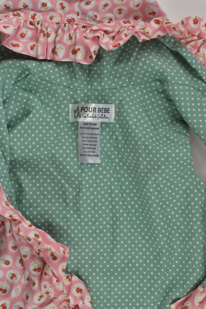 Pour Bebe by Couturekidz Collection Size 1 Floral Hooded Vest