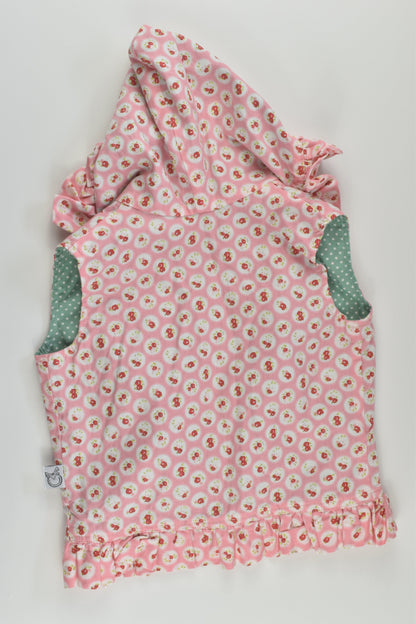 Pour Bebe by Couturekidz Collection Size 1 Floral Hooded Vest