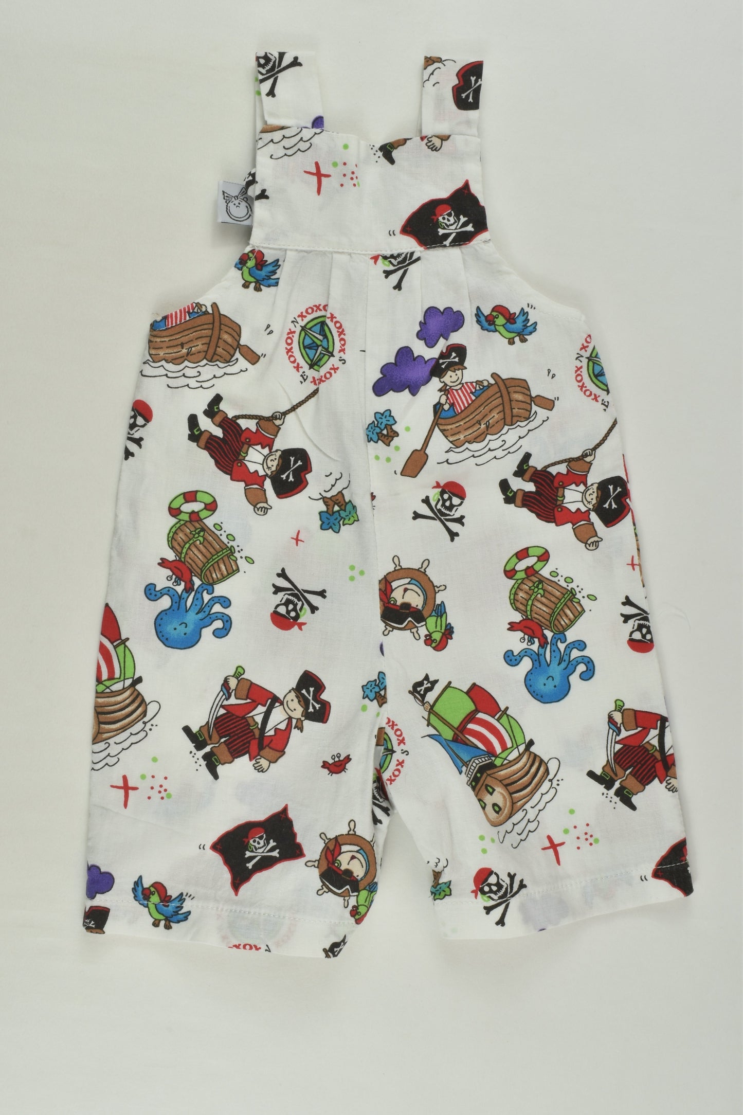 Pour Bebe by Couturekidz Size 000 Pirate Short Overalls