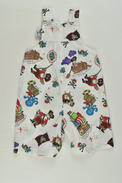 Pour Bebe by Couturekidz Size 000 Pirate Short Overalls