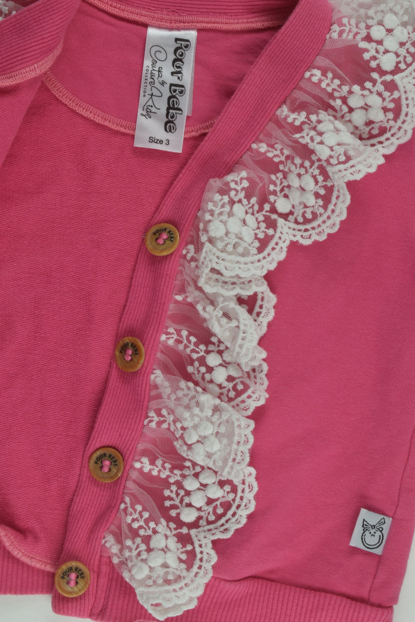 Pour Bebe by Couturekidz Size 3 Sweater Cardigan