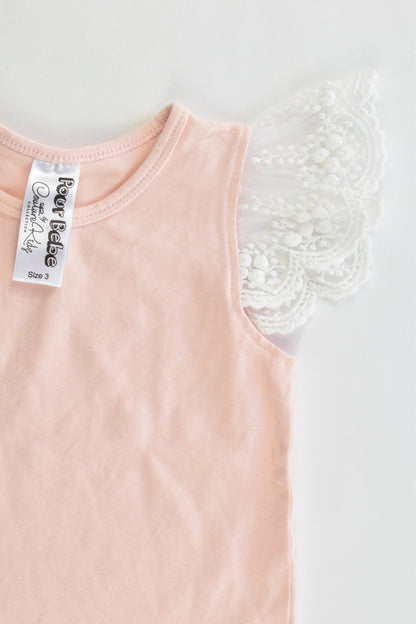 Pour Bebe by Couturekidz Size 3 Top