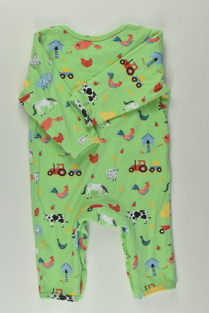 Powell Craft Size 0-6 months Farmyard Romper