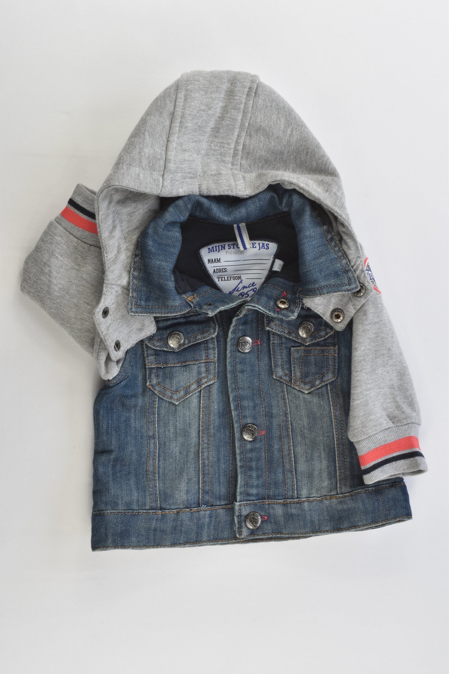 Prénatal Size 00 (68 cm) Hooded Denim Jacket