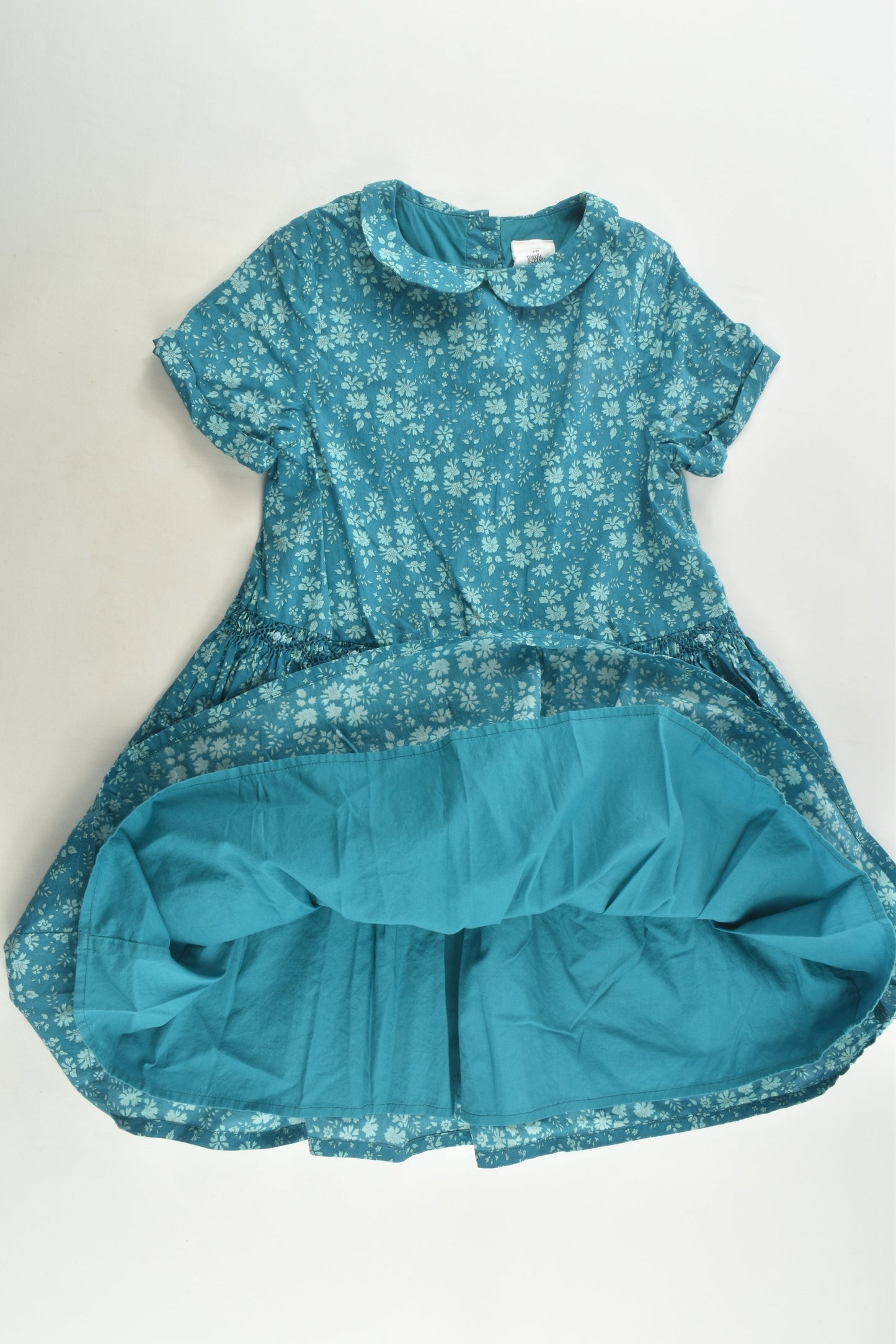 Pretty Wild Size 6-7 Lined Smocked Floral Dress