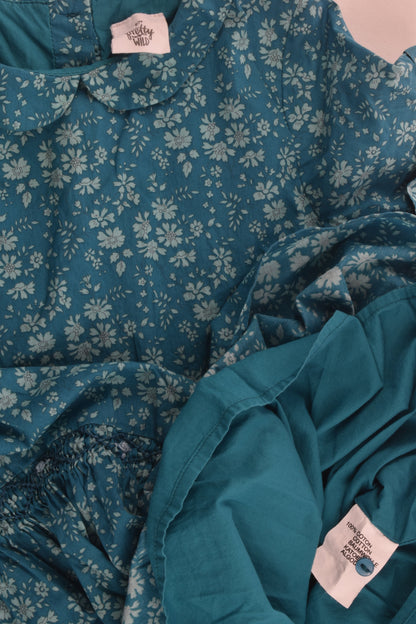 Pretty Wild Size 6-7 Lined Smocked Floral Dress