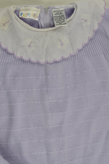 Primaries Size 00 Collared Knit Romper