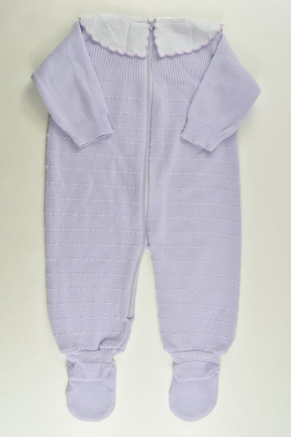 Primaries Size 00 Collared Knit Romper