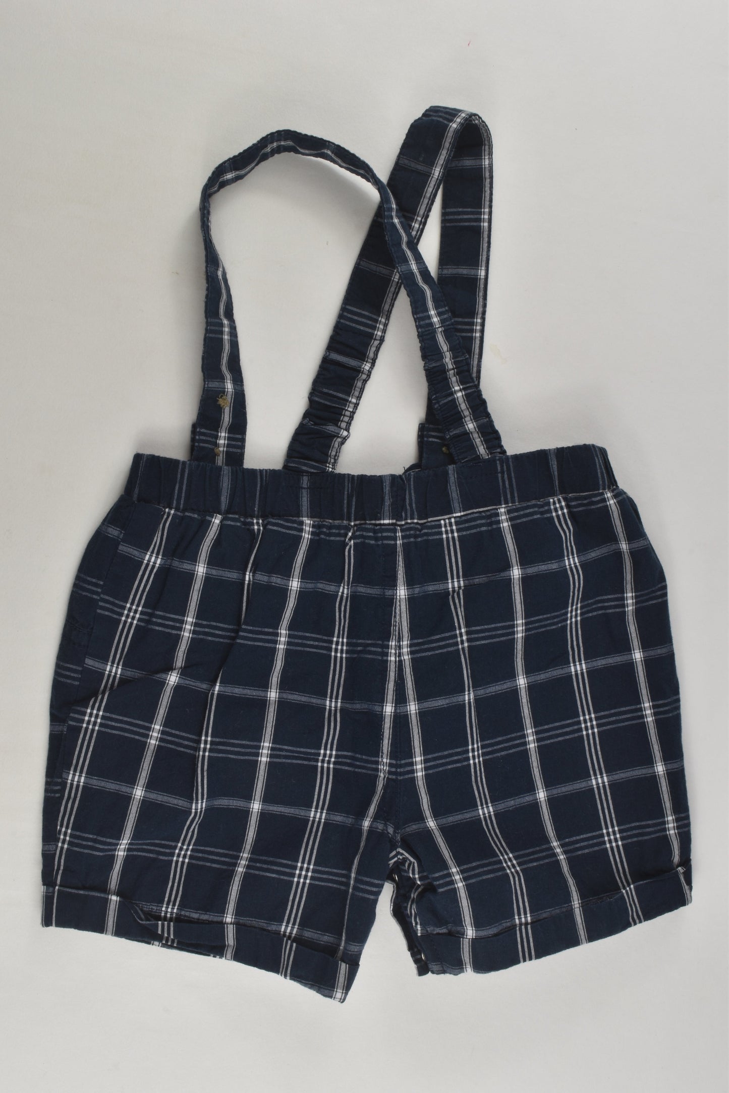 Primark Size 0 (80 cm) Checked Lined Suspender Shorts