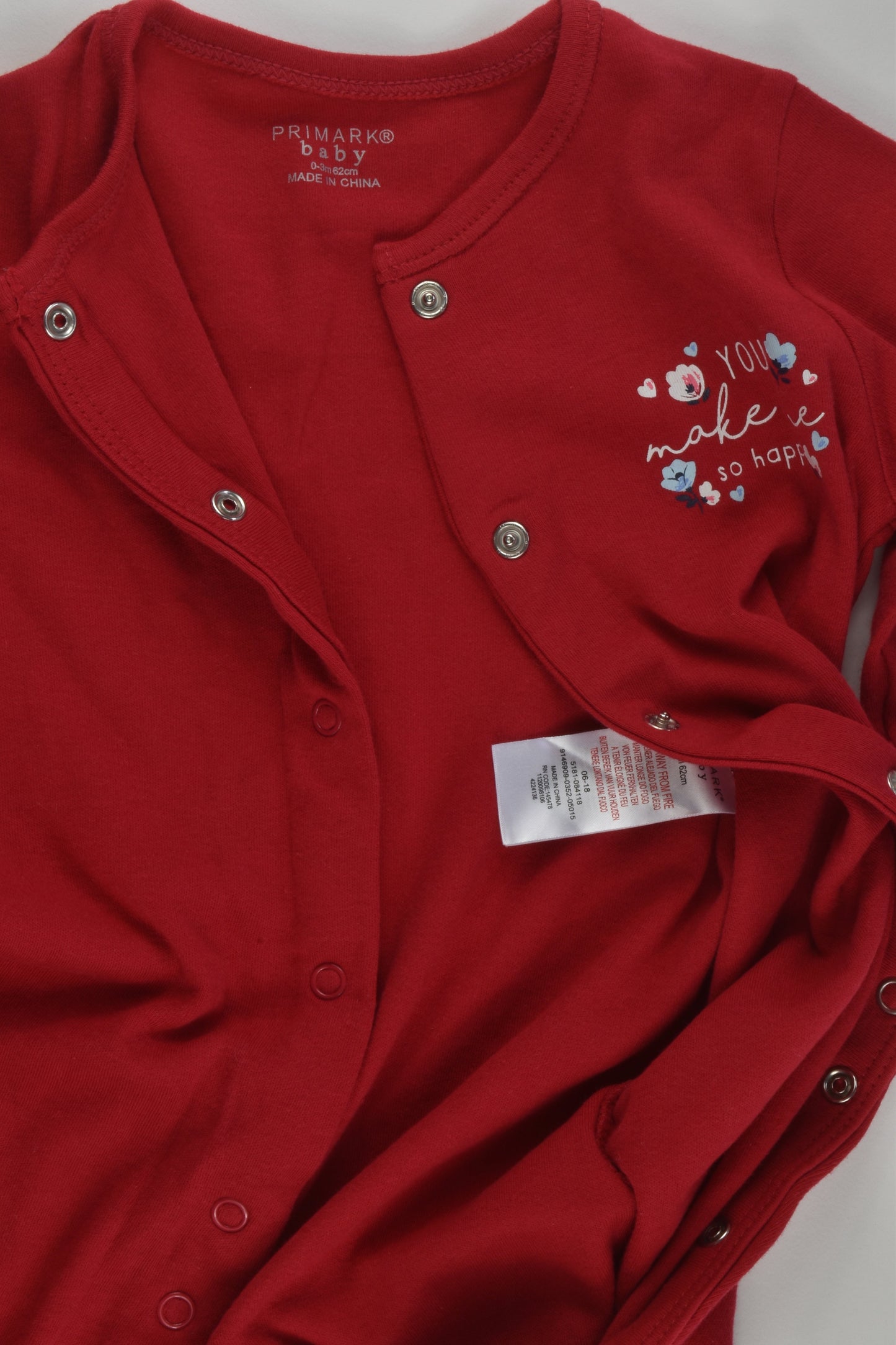 Primark Size 000 'You Make Me So Happy' Romper