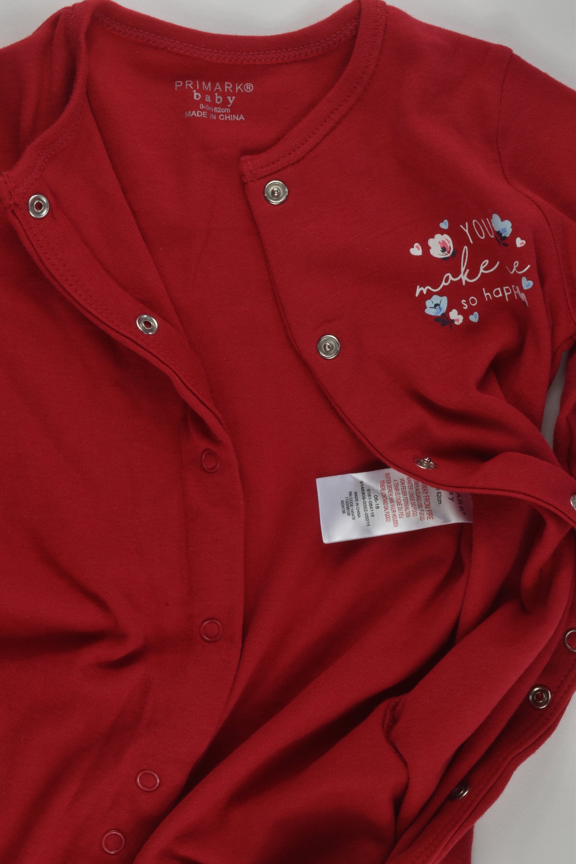 Primark Size 000 'You Make Me So Happy' Romper