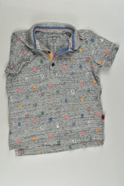 Primark Size 2-3 Happy Monsters Polo Shirt
