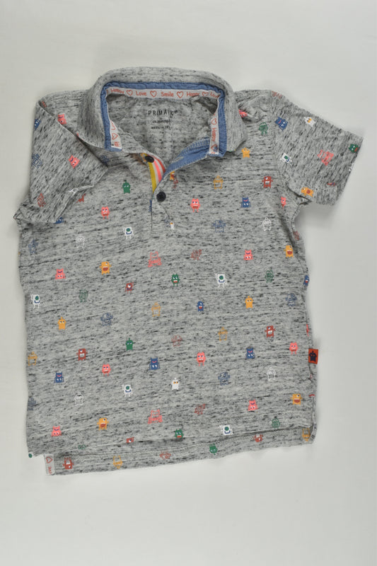 Primark Size 2-3 Happy Monsters Polo Shirt