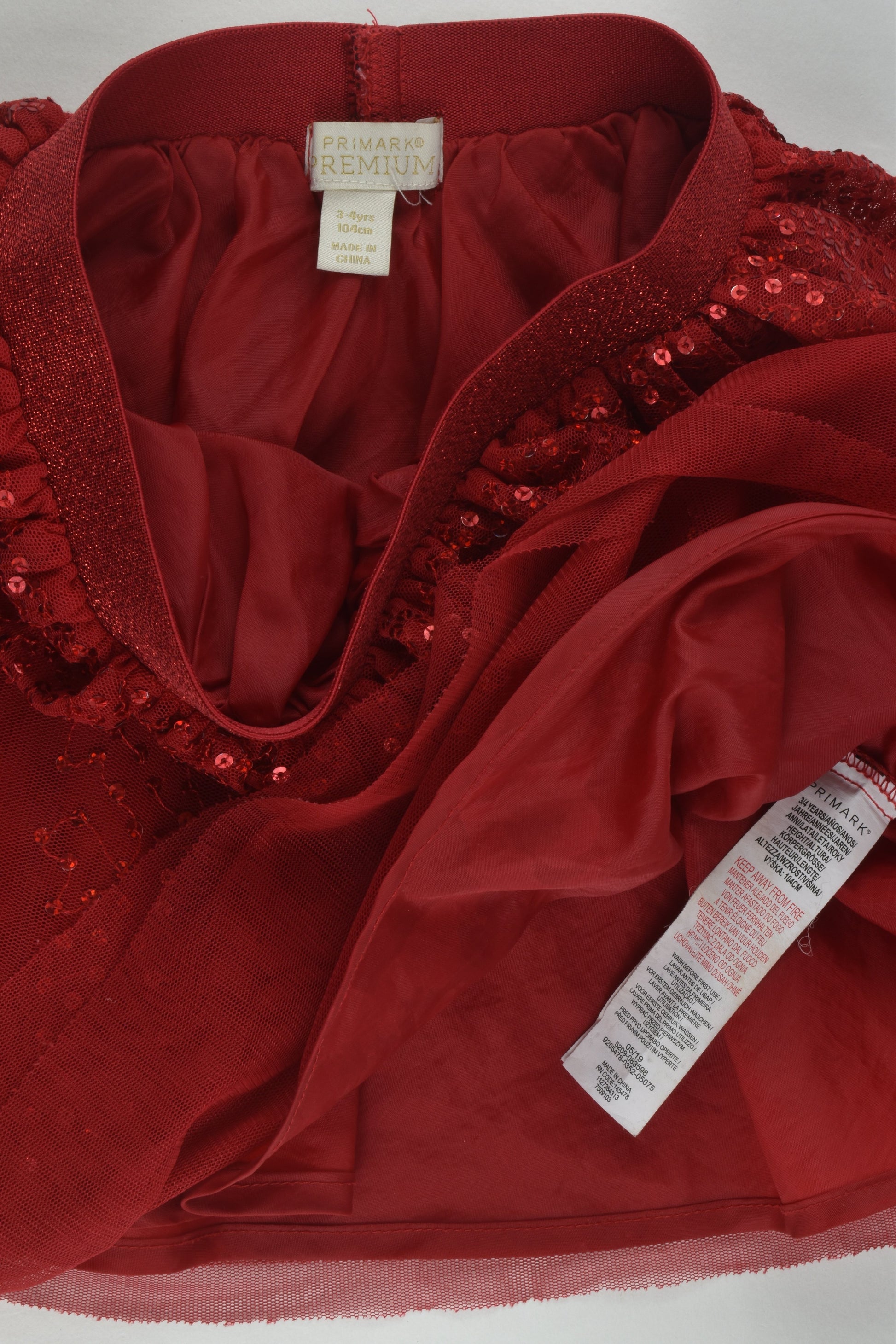 Primark Size 3-4 Tulle Skirt