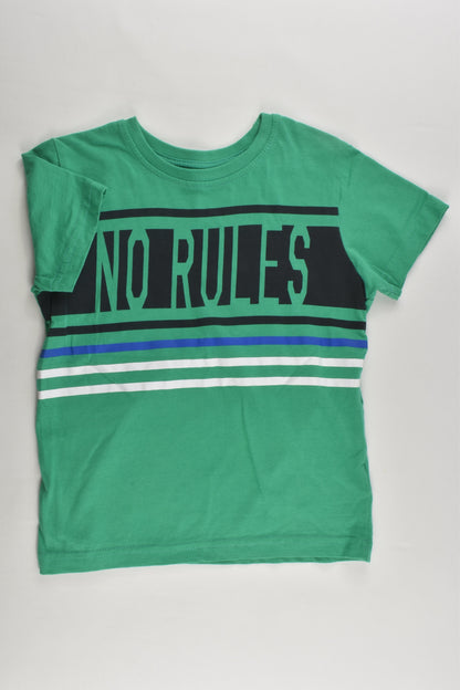 Primark Size 4-5 (110 cm) 'No Rules' T-shirt