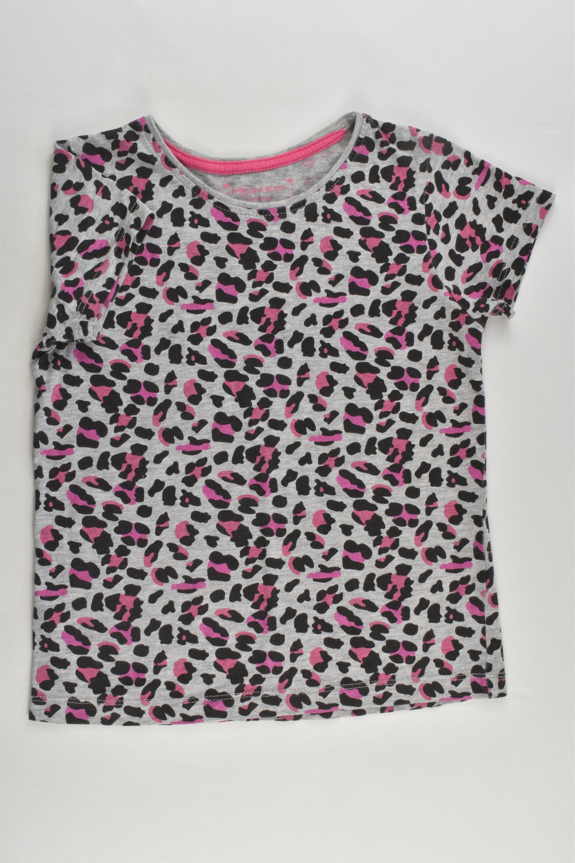 Primark Size 6-7 (122 cm) Leopard T-shirt