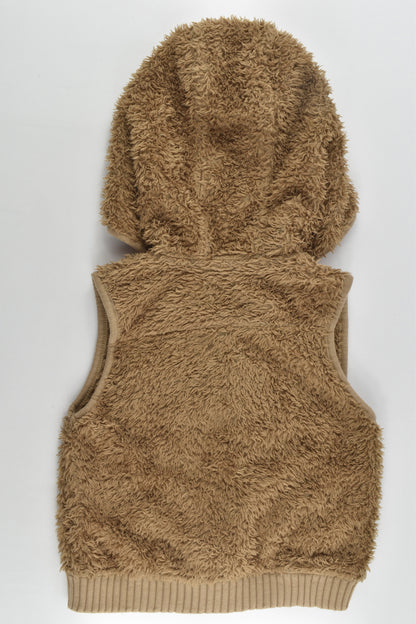 Pumpkin Patch Size 0 (6-12 months) Hooded Vest