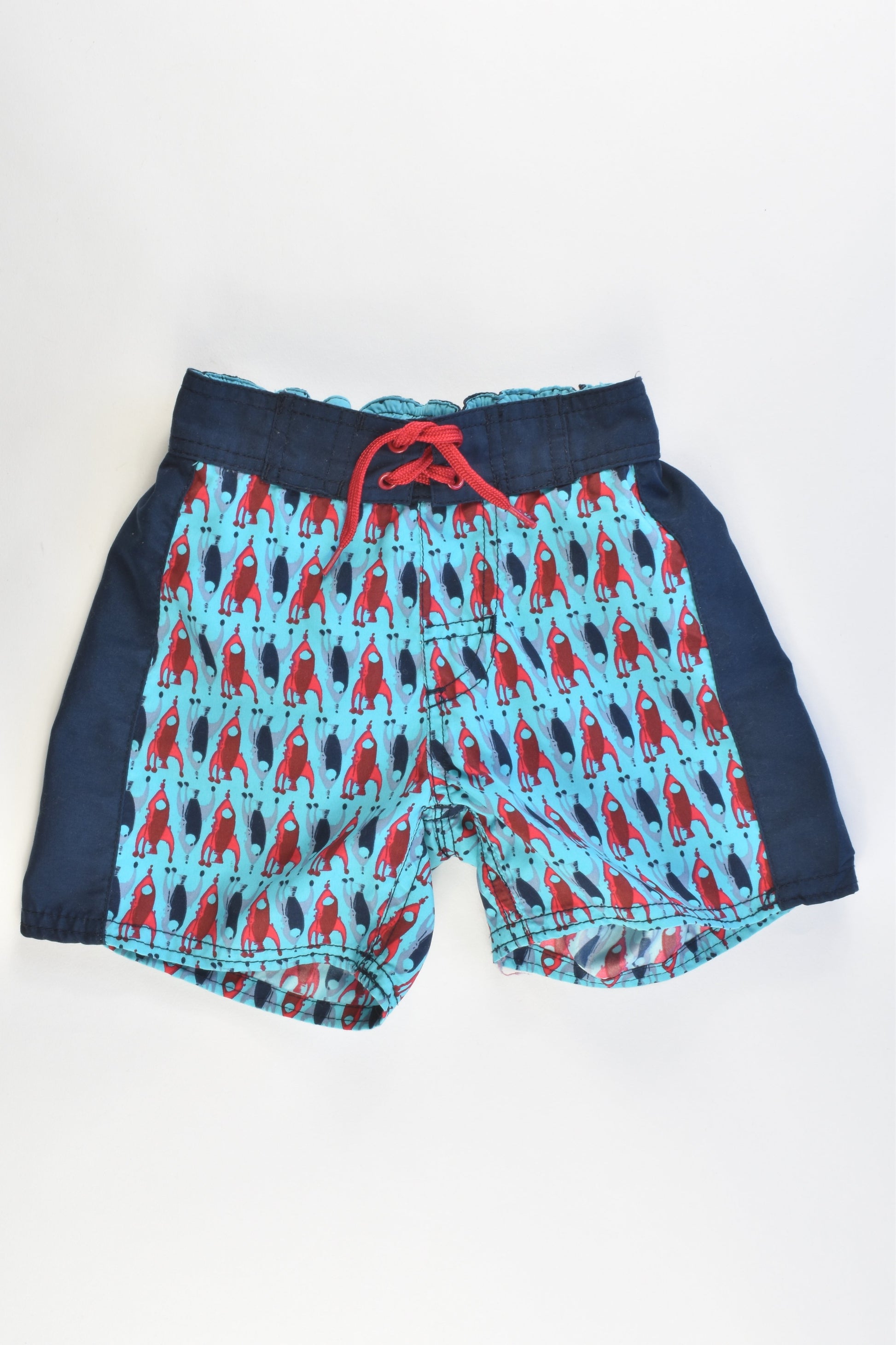 Pumpkin Patch Size 0 (6-12 months) Rockets Board Shorts