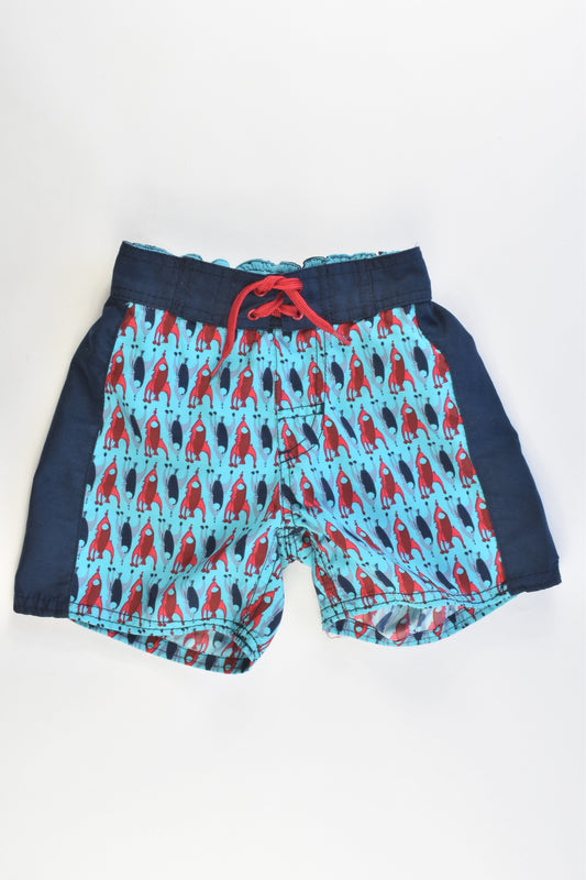 Pumpkin Patch Size 0 (6-12 months) Rockets Board Shorts