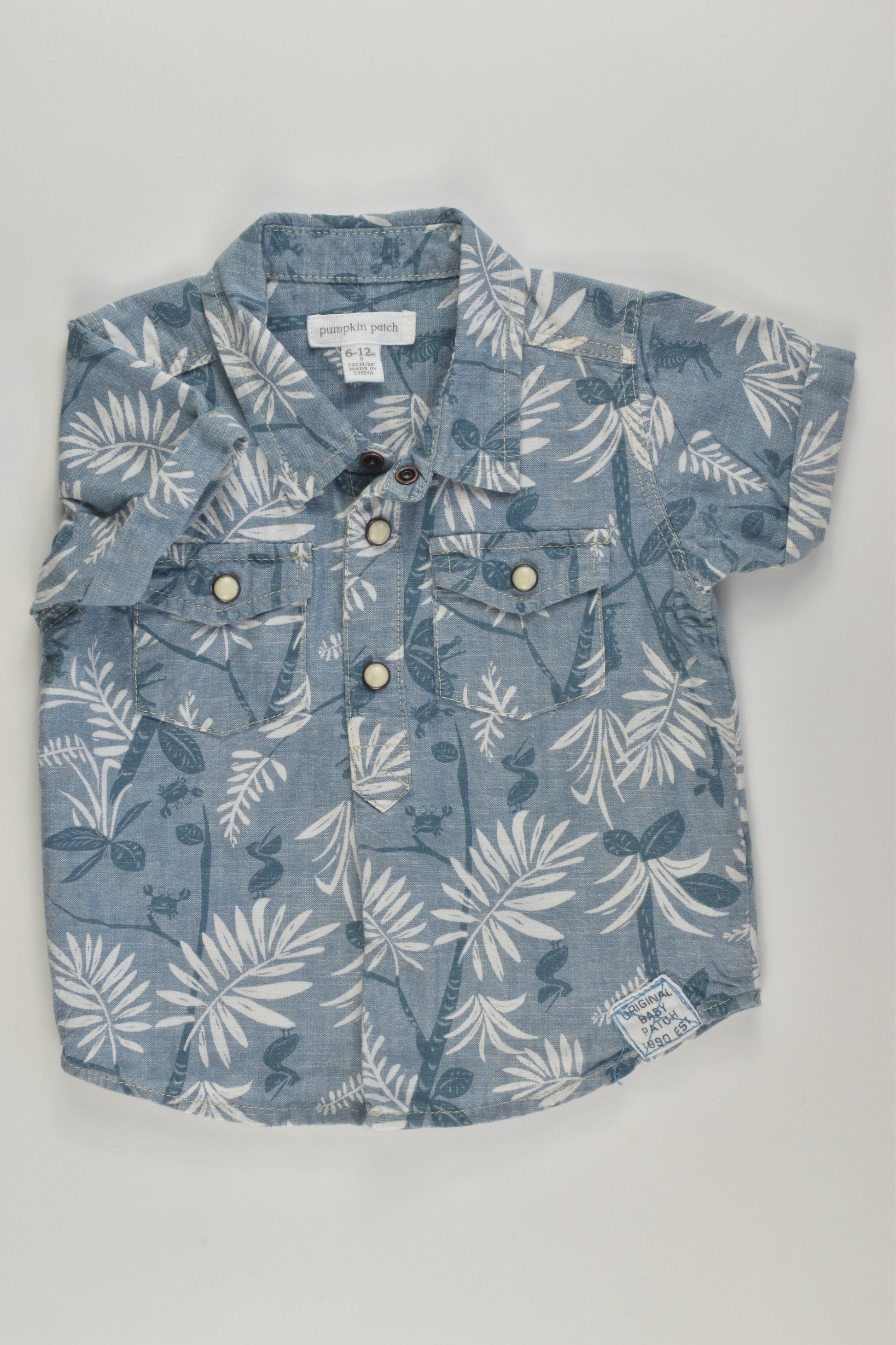 Pumpkin Patch Size 0 Denim Shirt