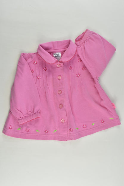 Pumpkin Patch Size 0 Floral Embroidery Top
