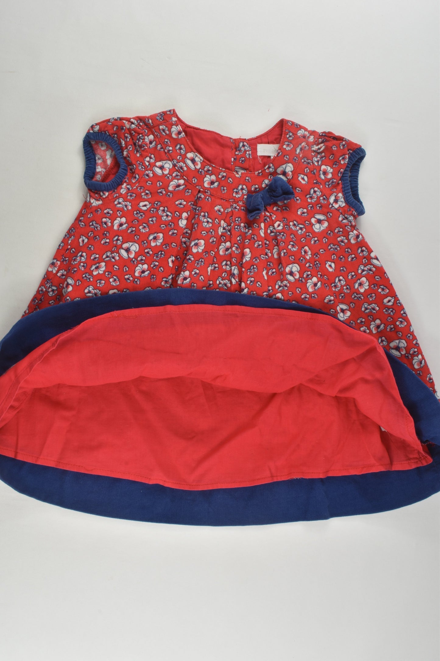 Pumpkin Patch Size 0 Lined Floral Cord Dress