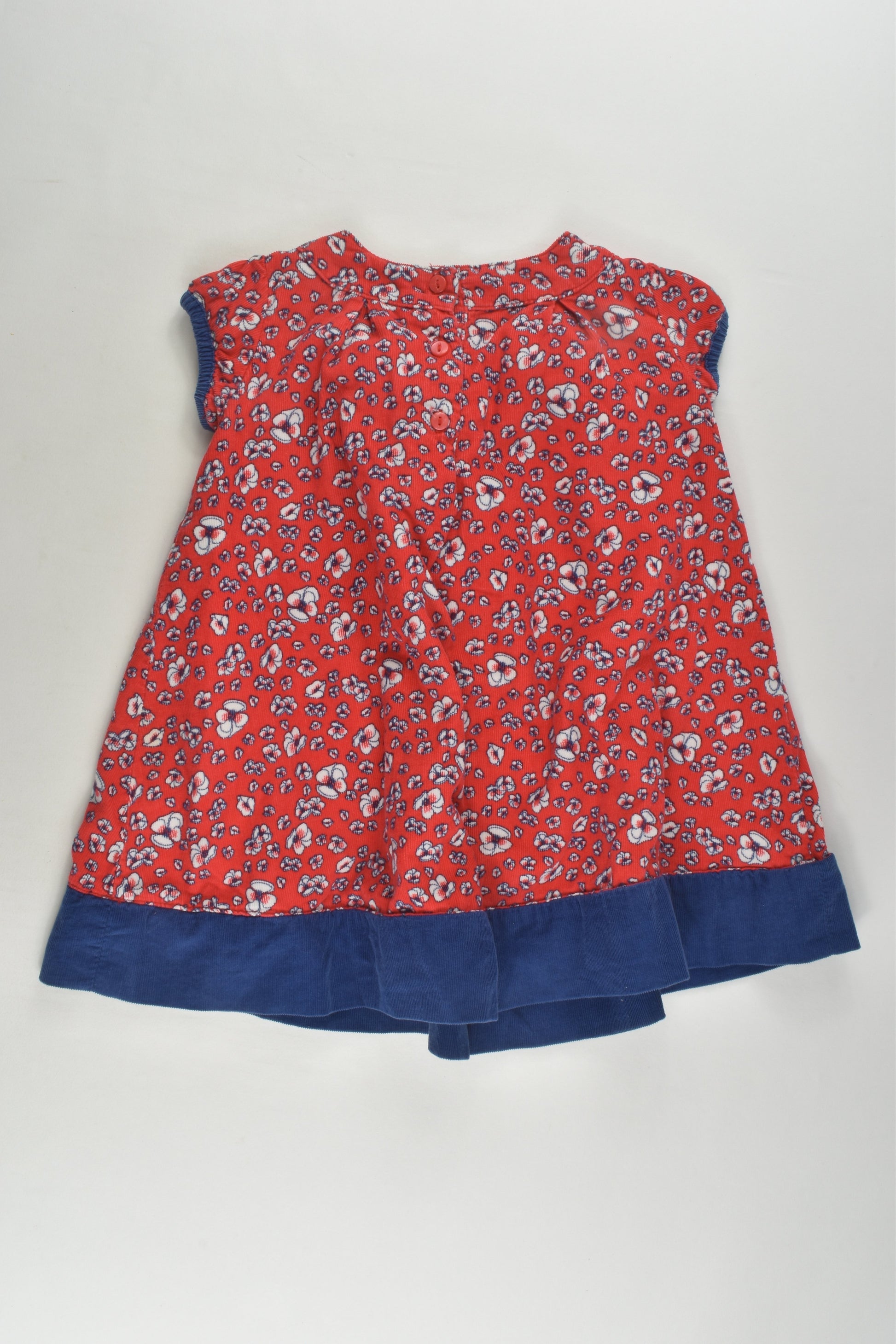 Pumpkin Patch Size 0 Lined Floral Cord Dress