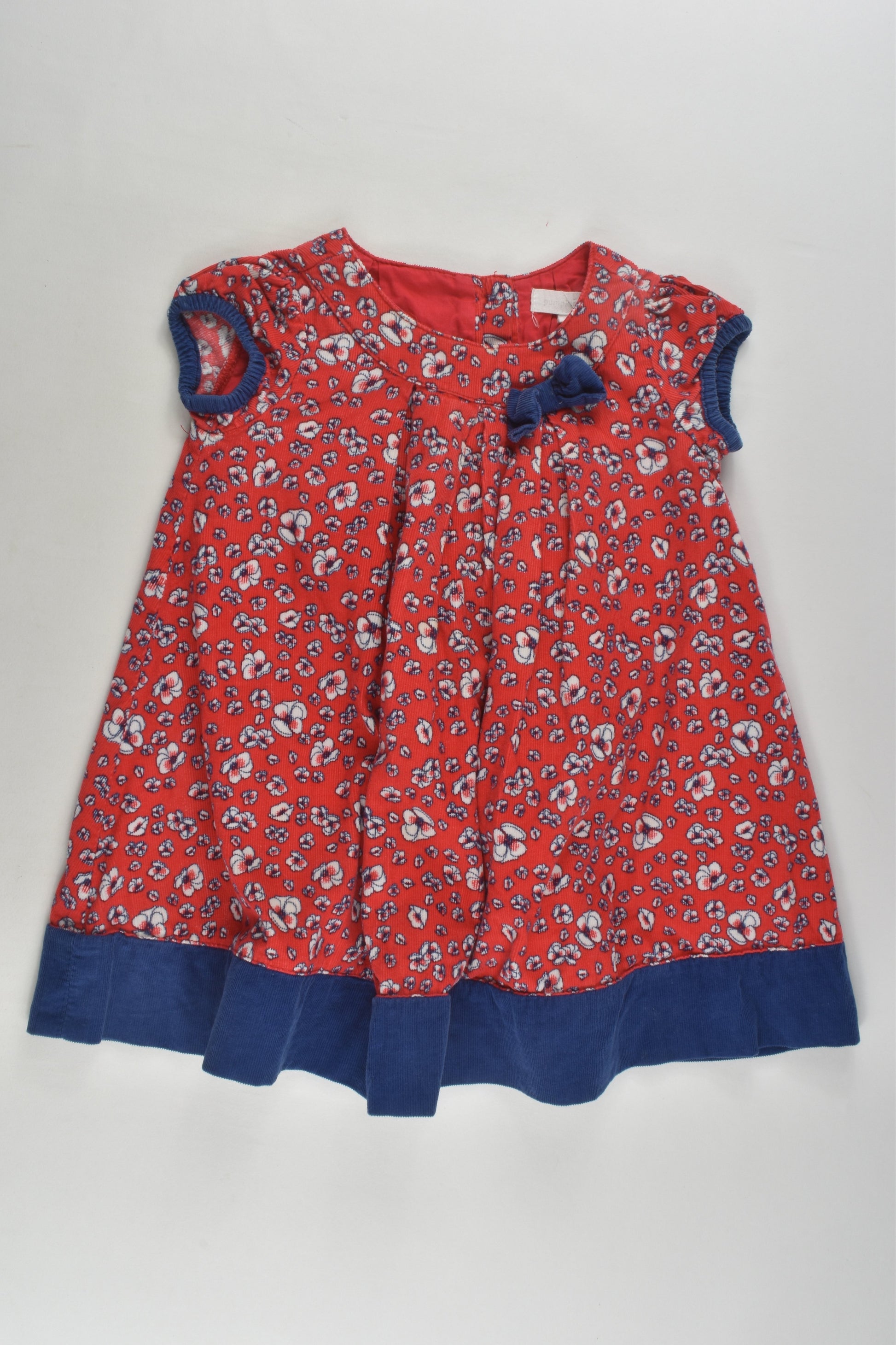 Pumpkin Patch Size 0 Lined Floral Cord Dress