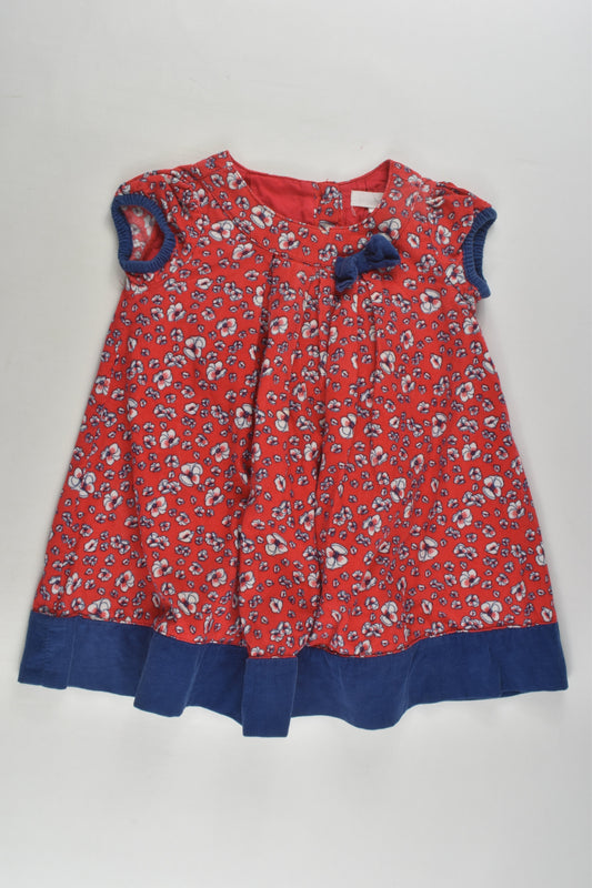 Pumpkin Patch Size 0 Lined Floral Cord Dress