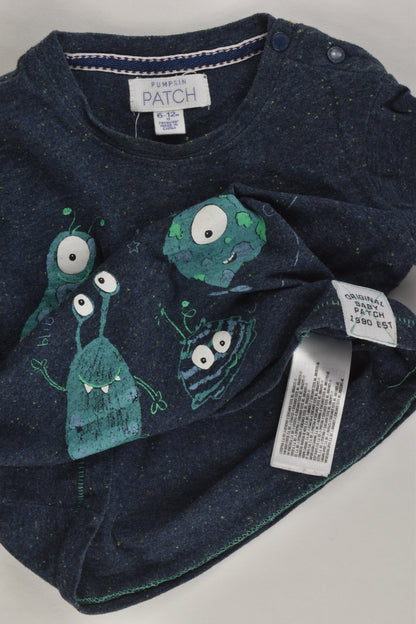 Pumpkin Patch Size 0 Space Monsters T-shirt
