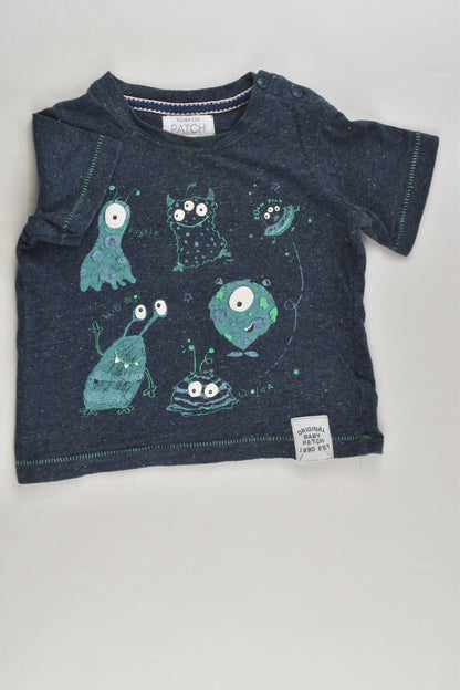 Pumpkin Patch Size 0 Space Monsters T-shirt