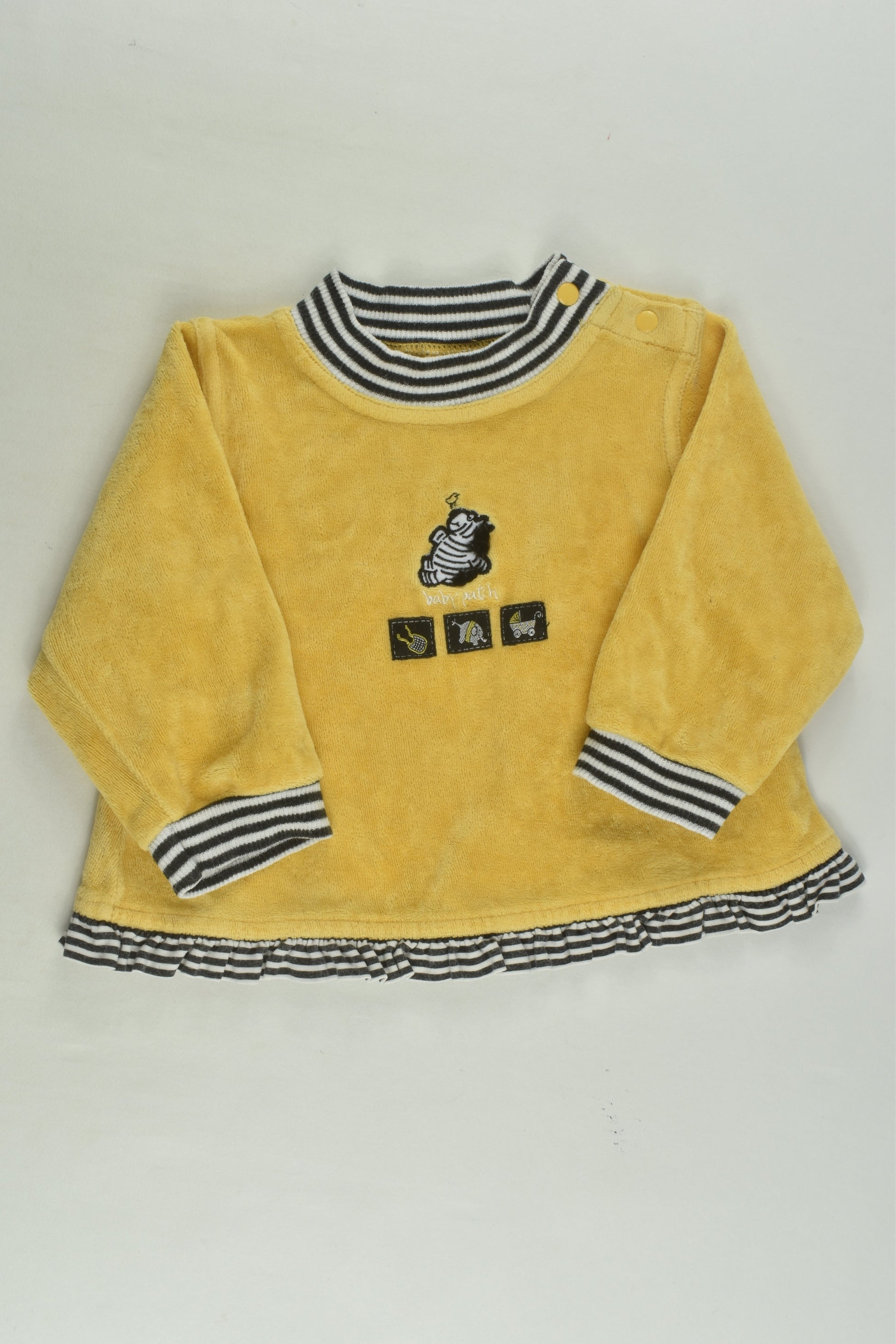 Pumpkin Patch Size 0 Velour Jumper