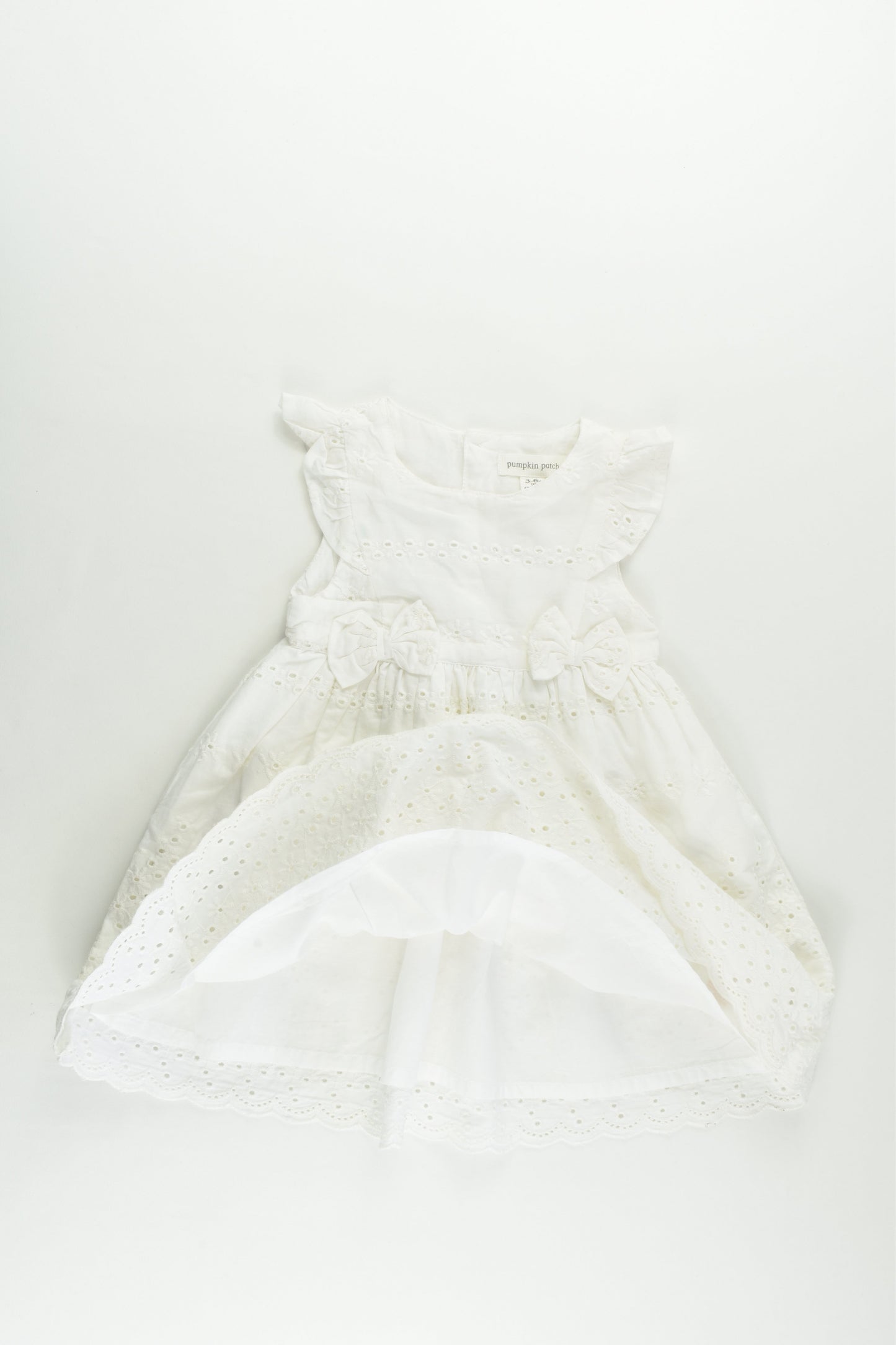 Pumpkin Patch Size 00-0 Lined Lace Dress