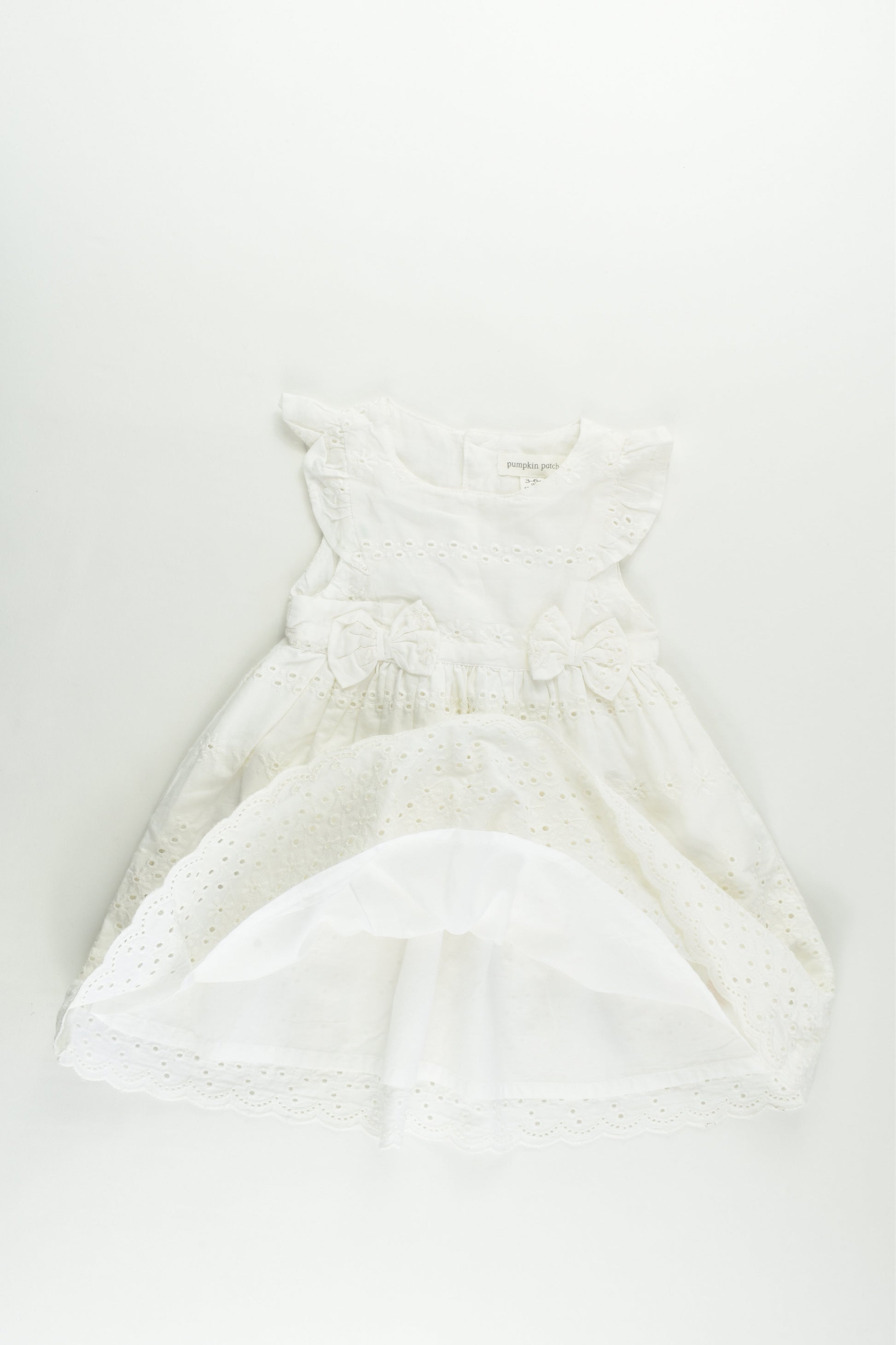 Pumpkin Patch Size 00-0 Lined Lace Dress