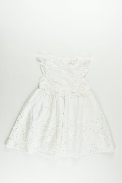 Pumpkin Patch Size 00-0 Lined Lace Dress