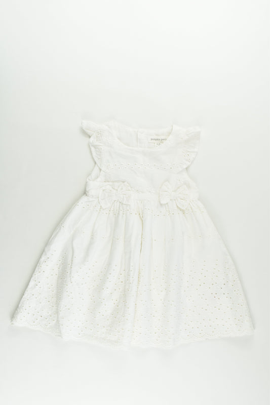 Pumpkin Patch Size 00-0 Lined Lace Dress