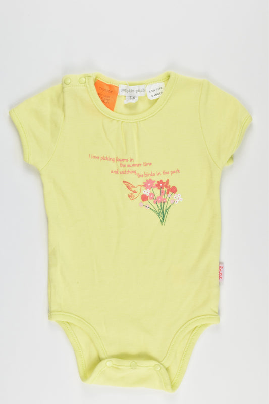 Pumpkin Patch Size 00 (3-6 months) Bodysuit