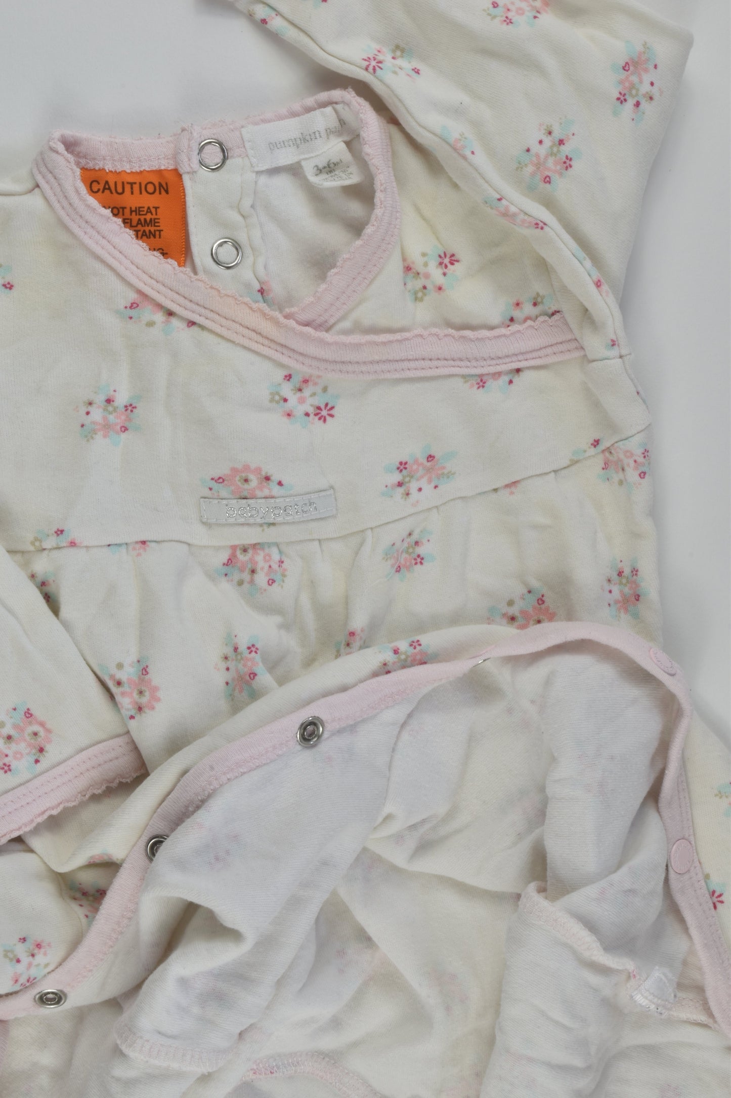 Pumpkin Patch Size 00 Footed Romper