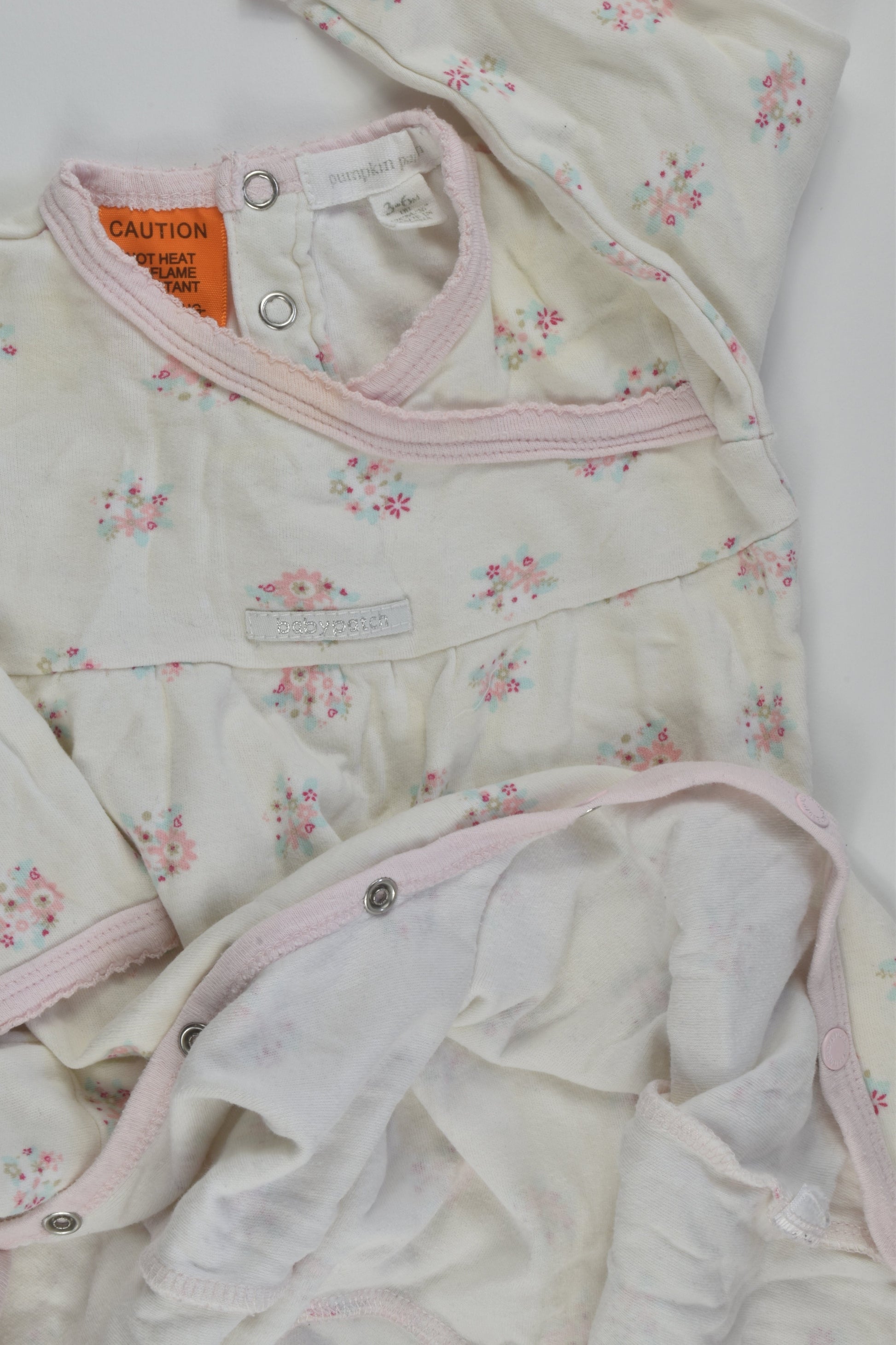 Pumpkin Patch Size 00 Footed Romper