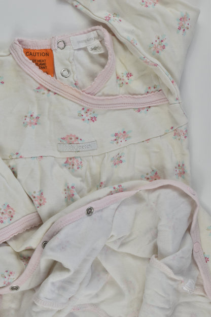 Pumpkin Patch Size 00 Footed Romper