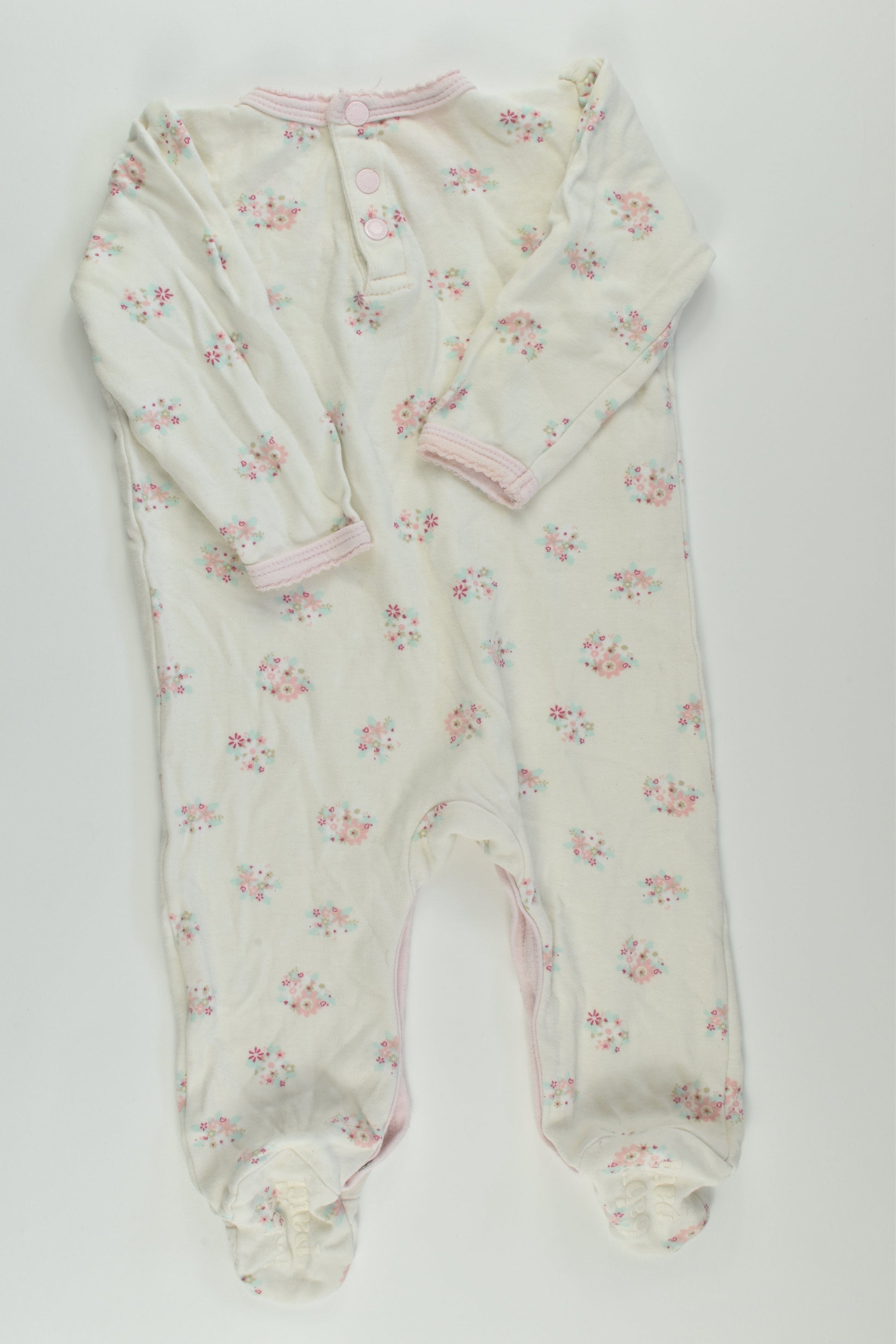 Pumpkin Patch Size 00 Footed Romper