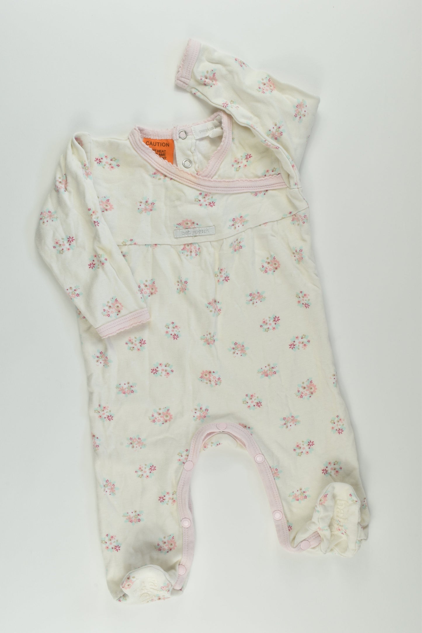 Pumpkin Patch Size 00 Footed Romper