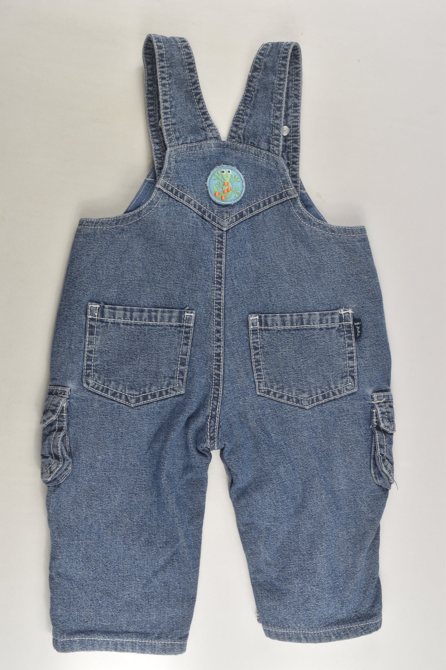 Pumpkin Patch Size 00 Lined Denim Overalls