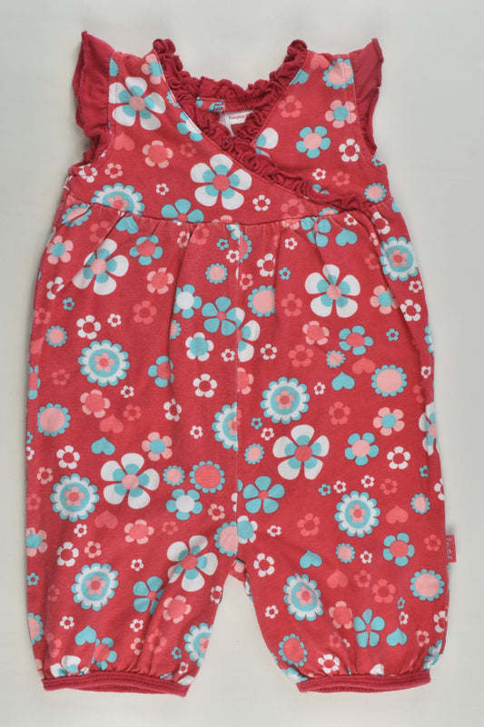 Pumpkin Patch Size 00 Retro Flowers Short Romper