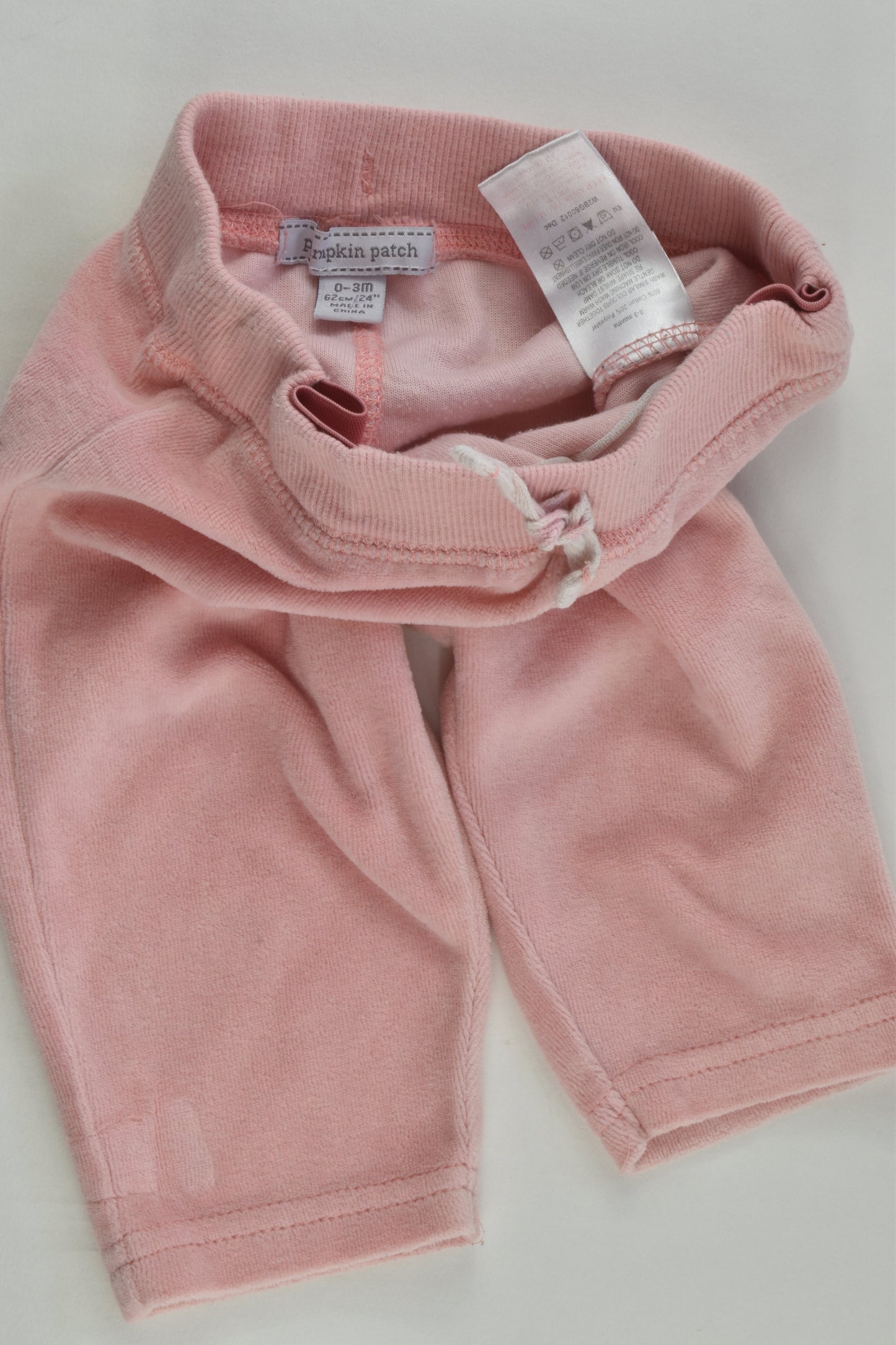 Pumpkin Patch Size 000 (0-3 months) Velour Pants