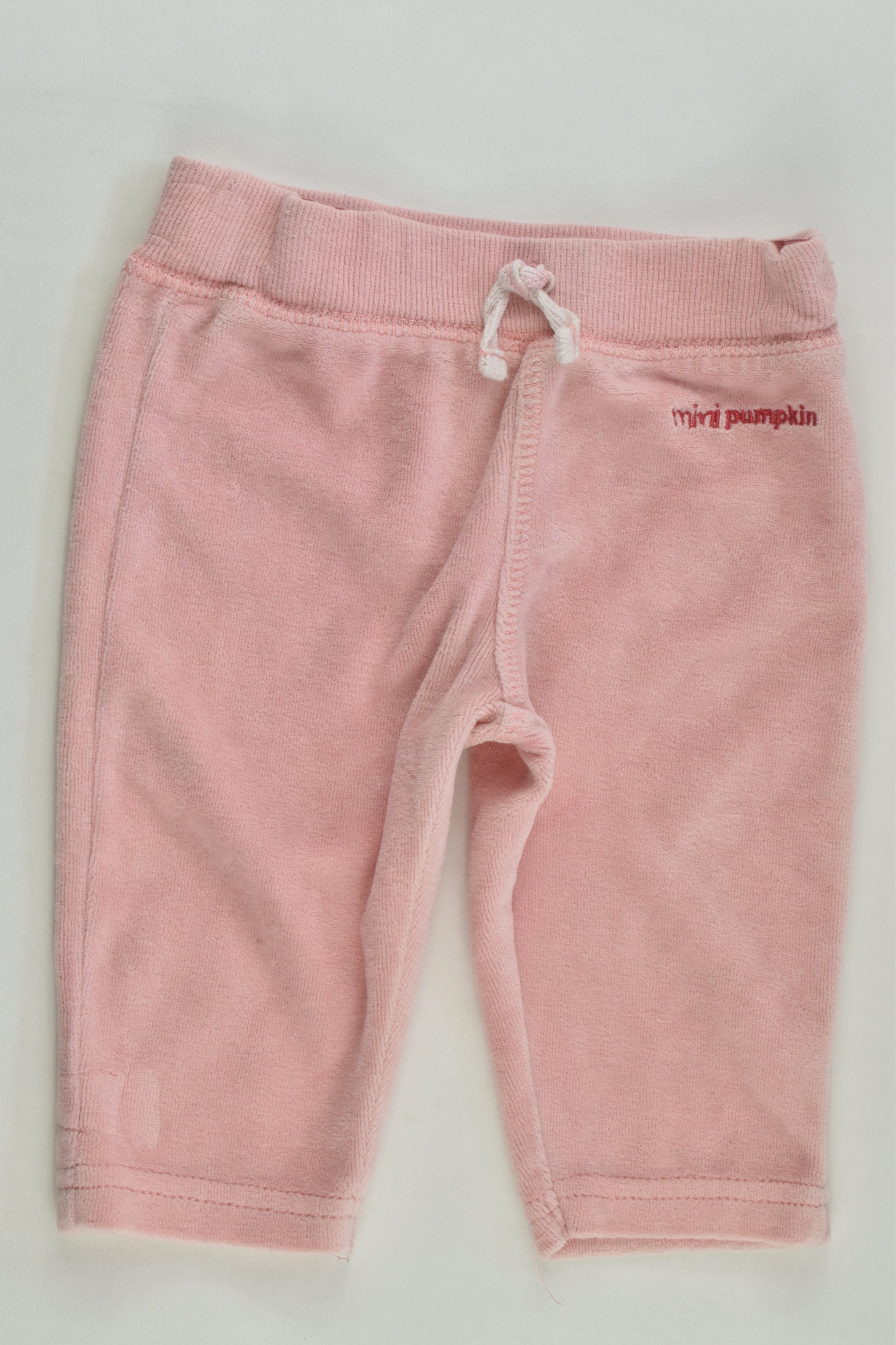 Pumpkin Patch Size 000 (0-3 months) Velour Pants