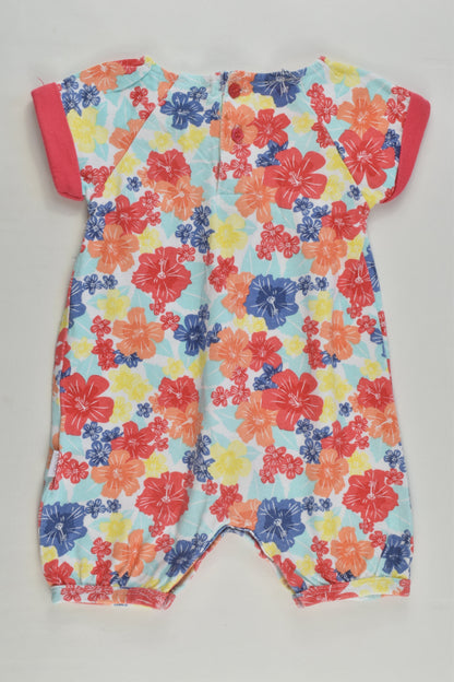 Pumpkin Patch Size 000 Colourful Floral Short Romper