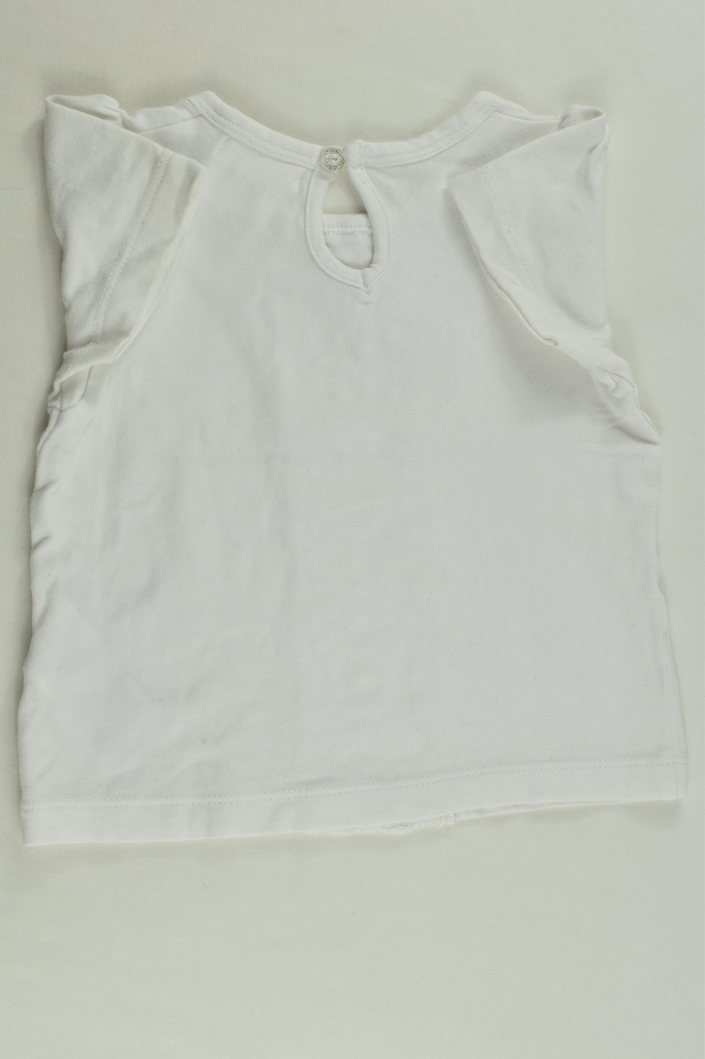 Pumpkin Patch Size 000 Lace Detail T-shirt